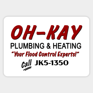 Oh-Kay Plumbing Sticker